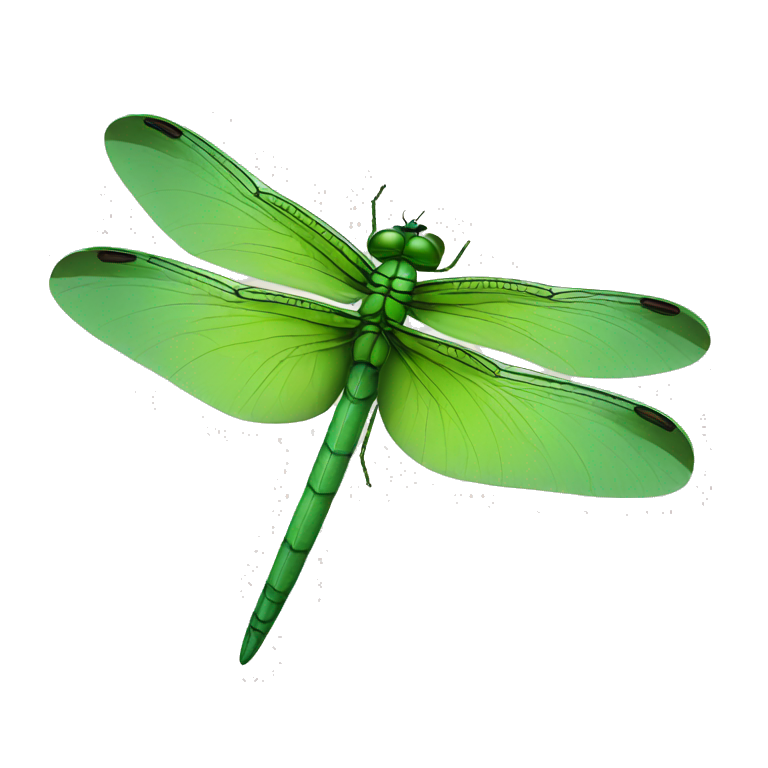 Green dragonfly emoji