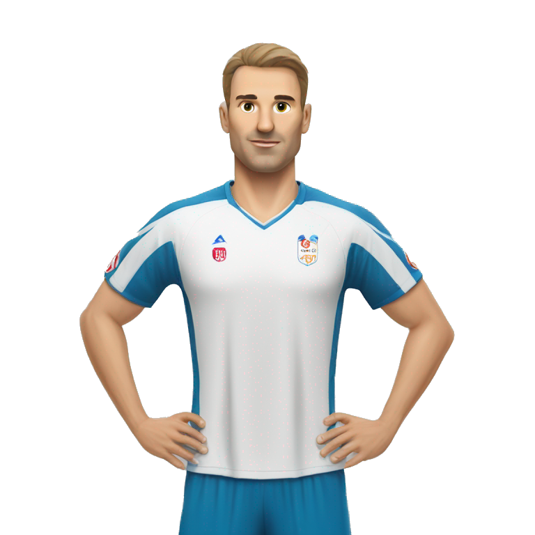 Handball player Dainis Krištopāns  emoji