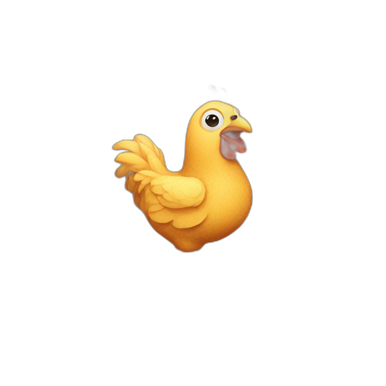 chicken cooked emoji