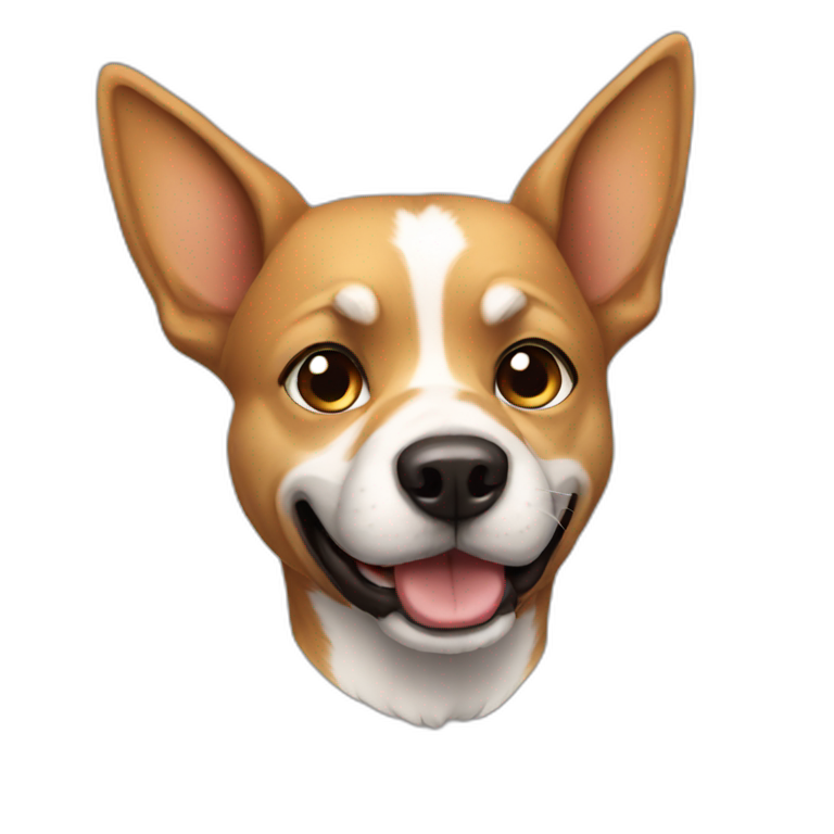 A Super hero dog  emoji