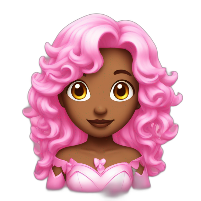 Cute Pink magical girl emoji