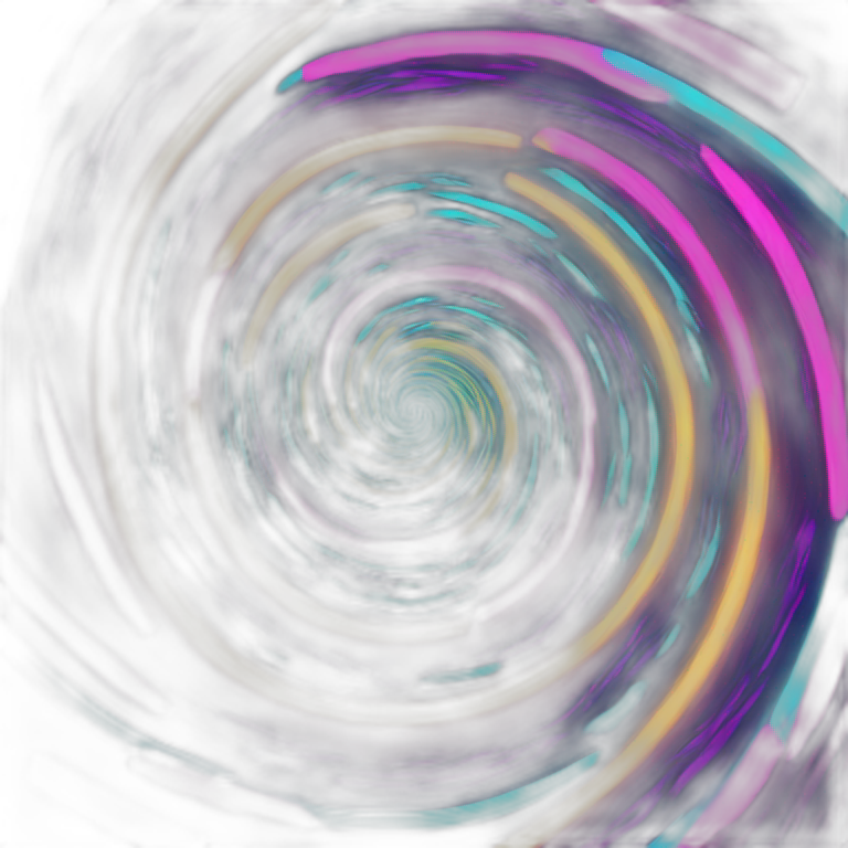 neon swirl portal emoji