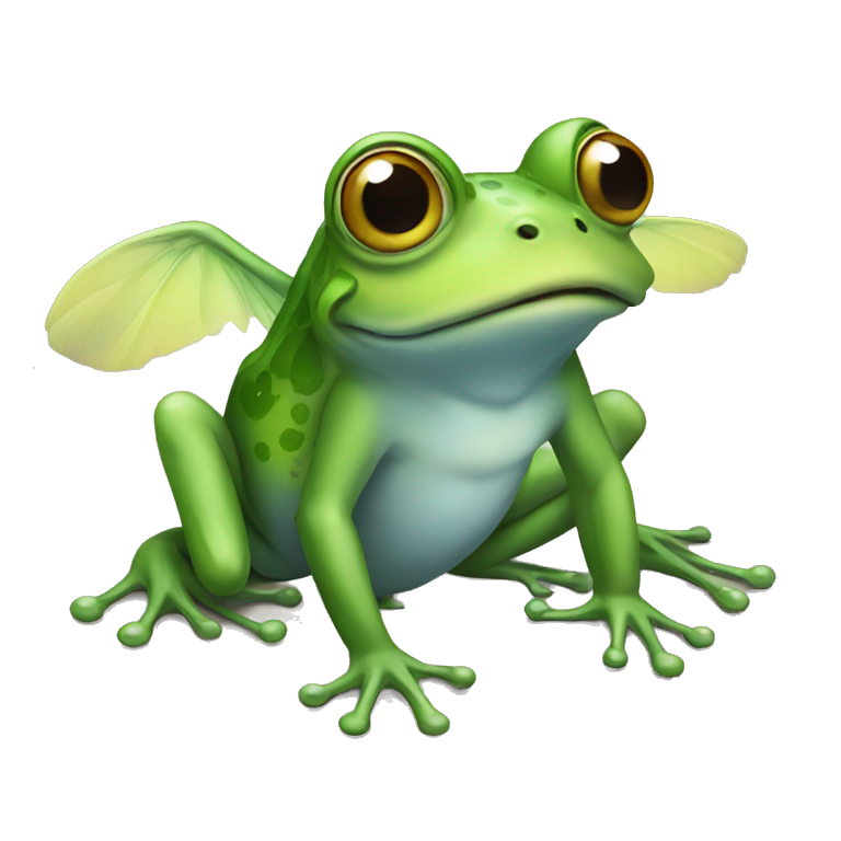frog with wings emoji