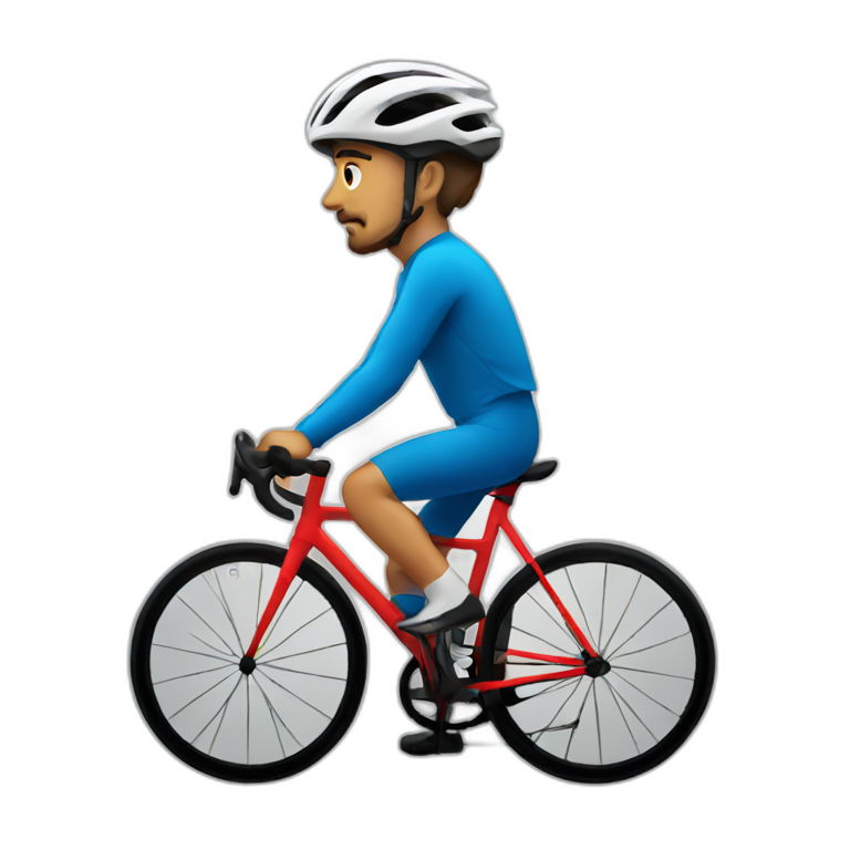 Fixed cyclist emoji