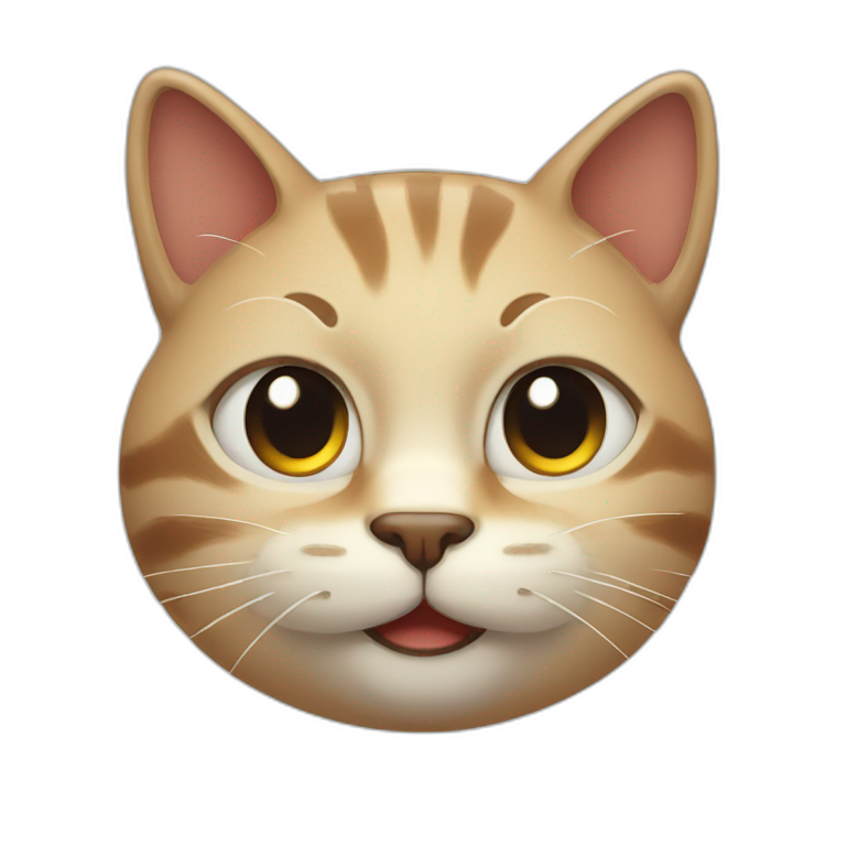 Smirking cat face emoji