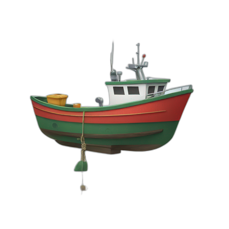 Fishing boat  emoji