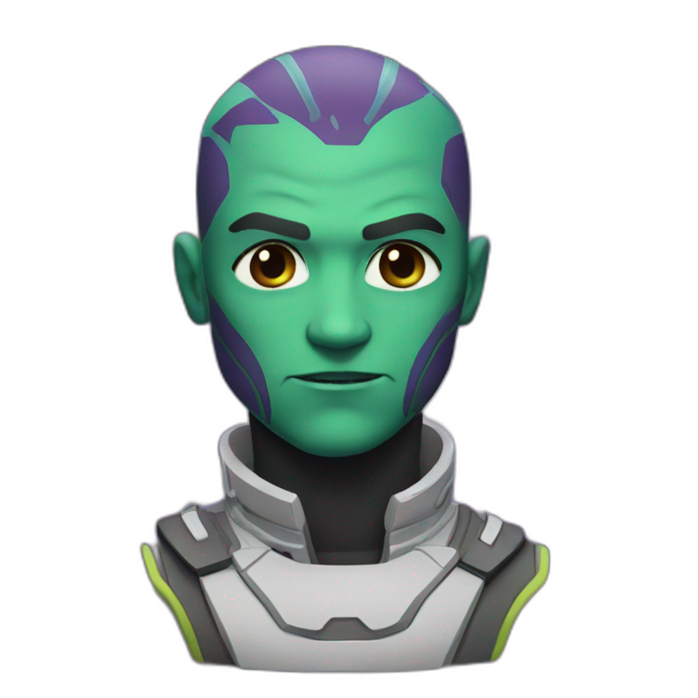 Galaxy guardian Drax emoji