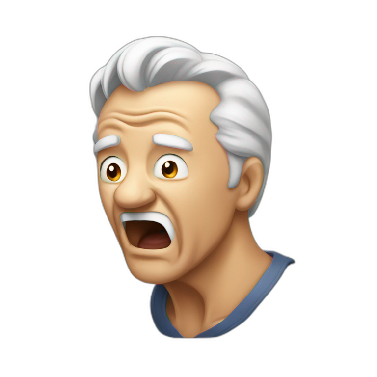 old man yelling at old man emoji