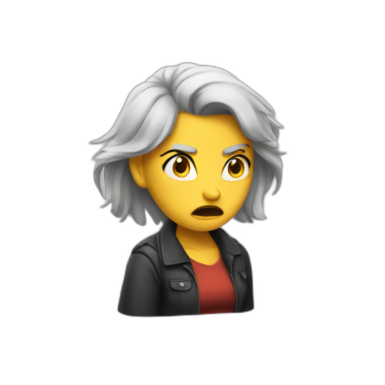angry woman emoji