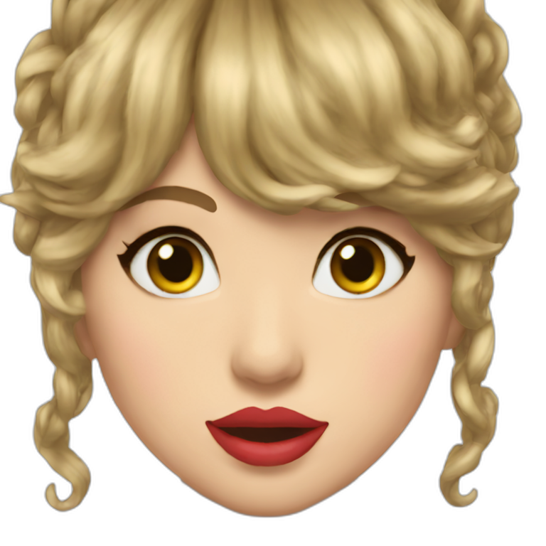 Taylor Swift kiss me emoji
