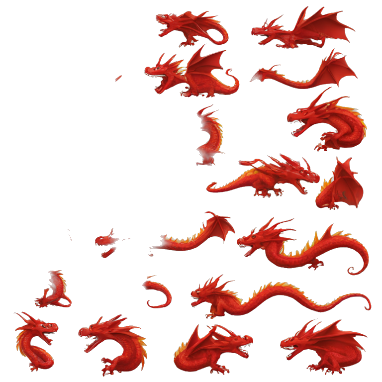Dragón rojo  emoji