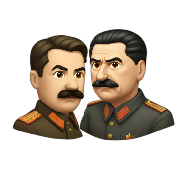 Stalin versus Hitler emoji