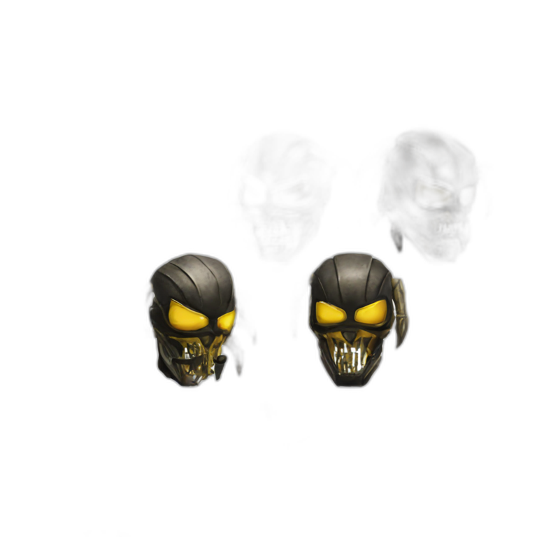 Scorpion mortal kombat game realistic emoji