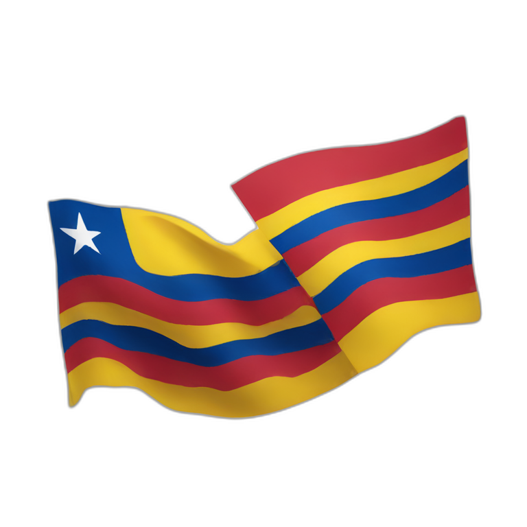Ecuadorian flag with Spanish flag colours emoji