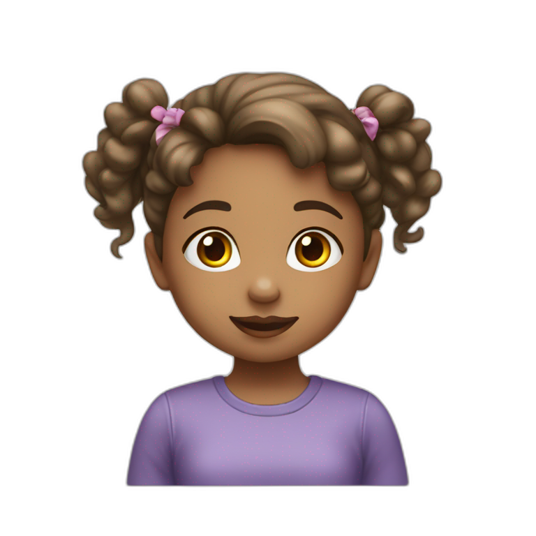 ￼ little girl ￼ emoji