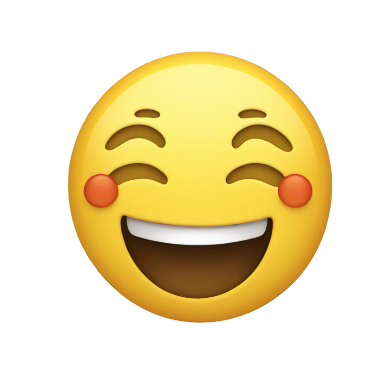 Smiley face raising emoji