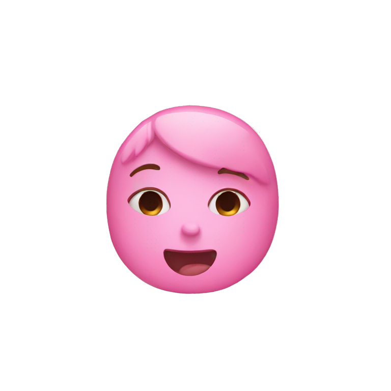 Pink emoji