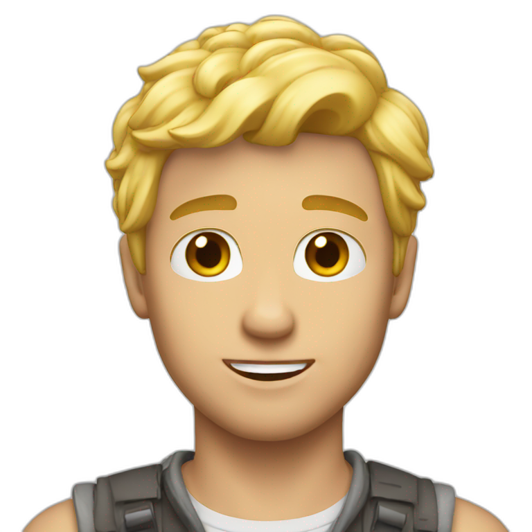 blond guy virgin emoji