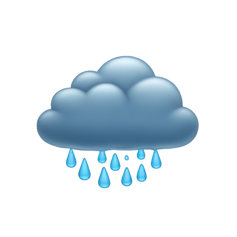 rainy clouds emoji