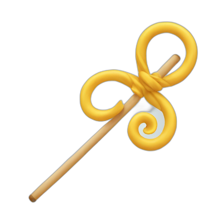 Bâton de twirling  emoji