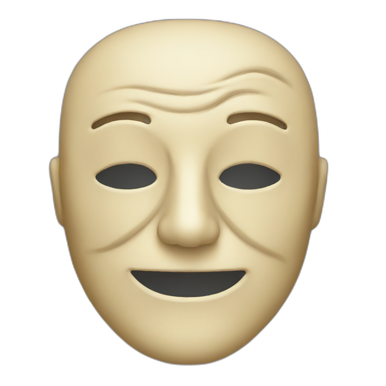 Jigsaw mask emoji
