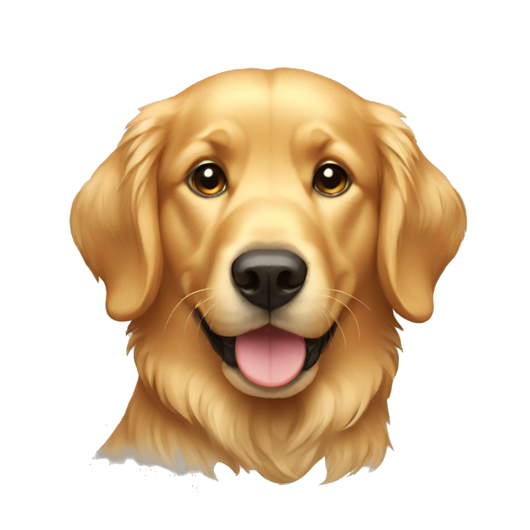 Golden retriever emoji