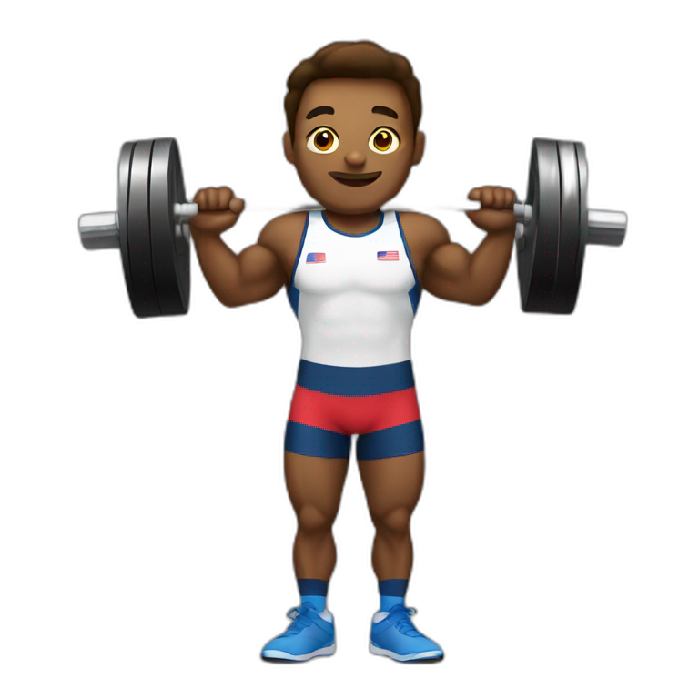 Olympic weightlifter emoji