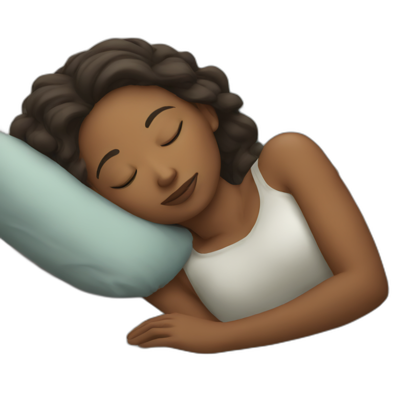 sleeping woman emoji