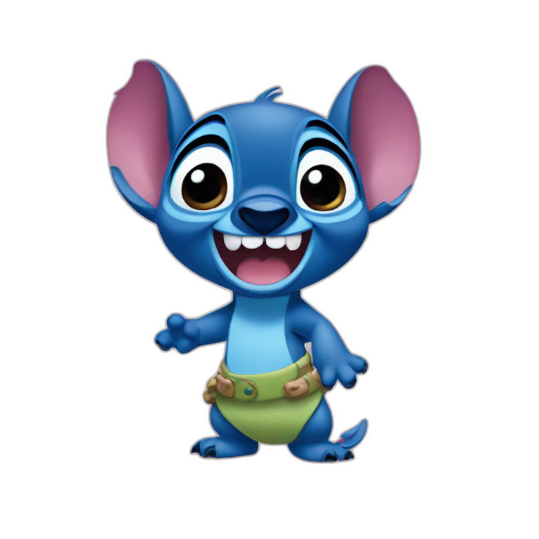 Stitch from Lilo and Stitch Disney movie  emoji