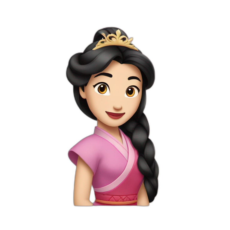 Princess Disney mulan emoji
