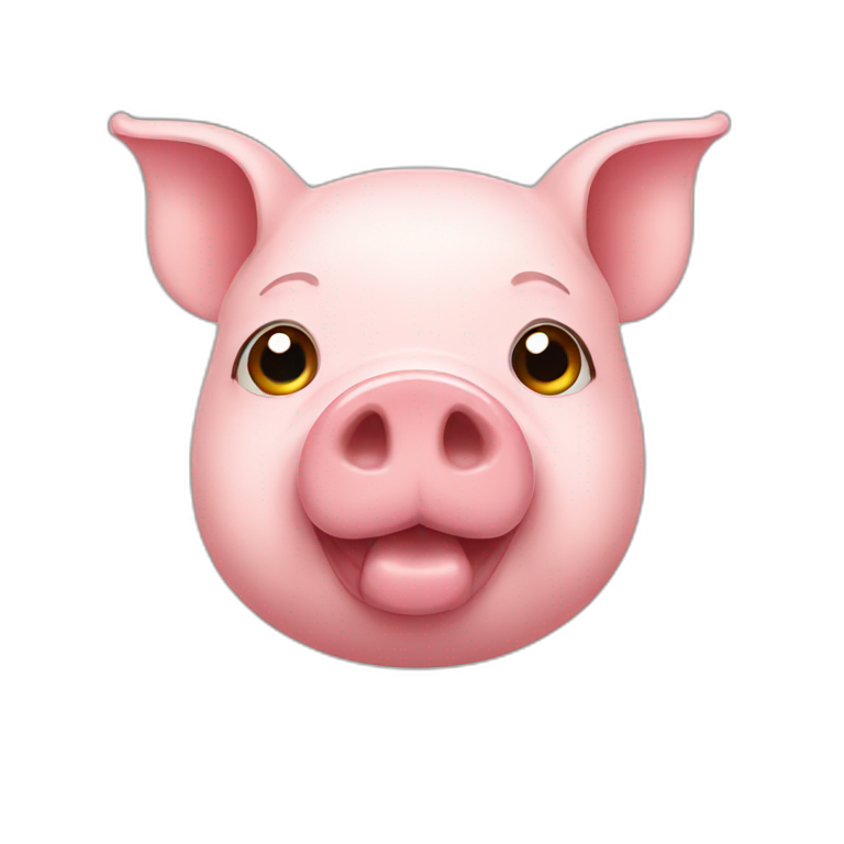 pig with body emoji