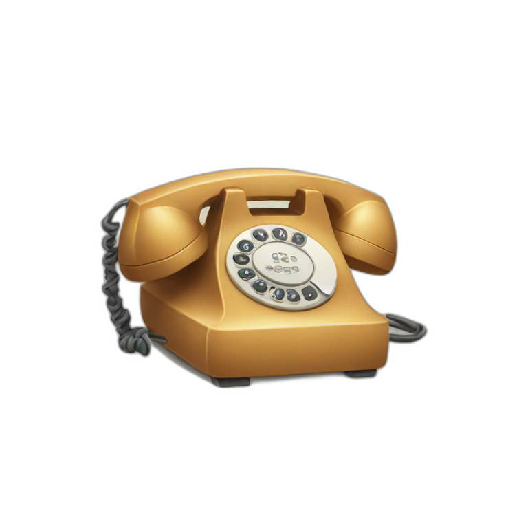 old phone emoji