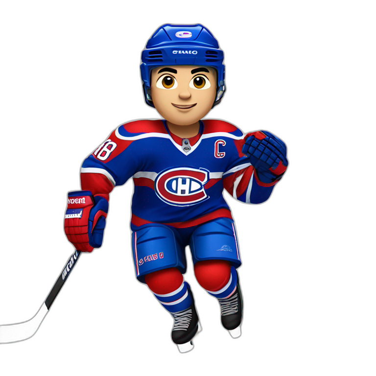 Nick suzuki hockey player for the montreal canadien emoji