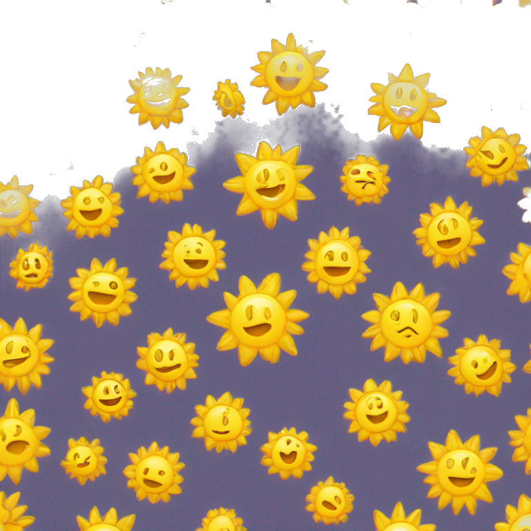 Soleil qui fait un doigt d’honneur  emoji
