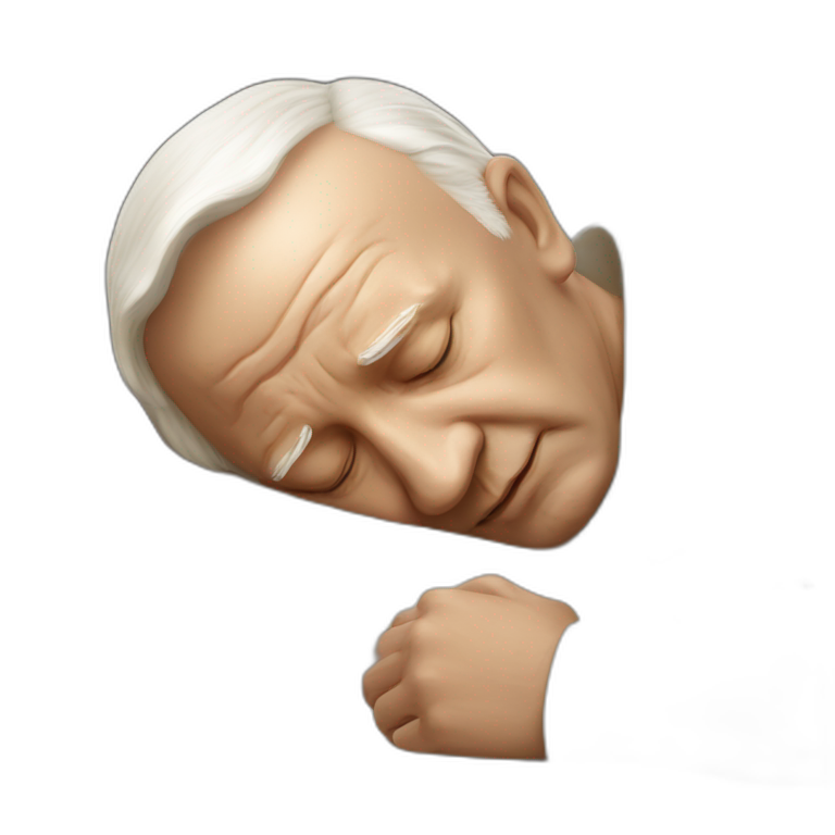 john-paul-ii-sleeping emoji