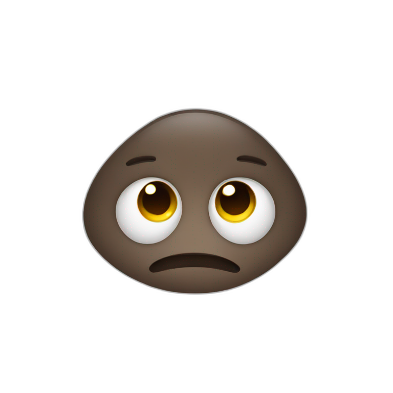 Mole under eyes  emoji