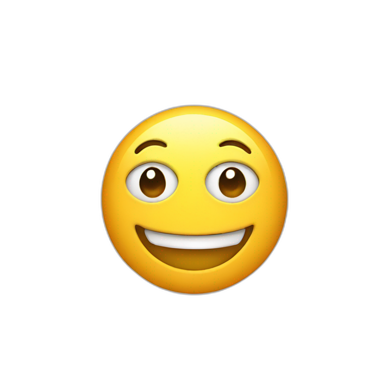 Emoji smiling with eyes emoji