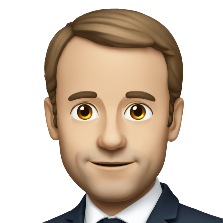 Macron from France  emoji