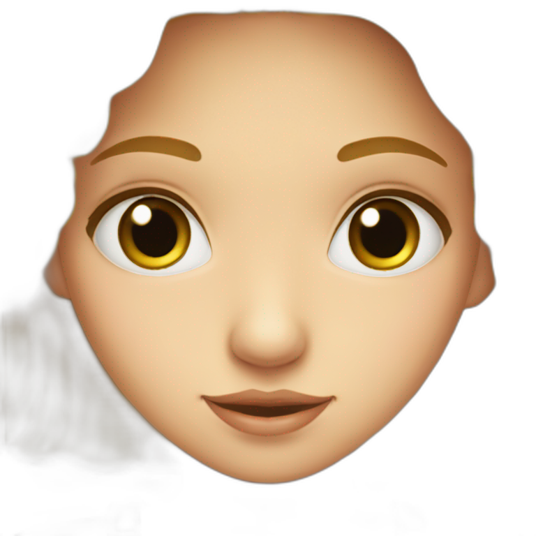 niña-rubia-ojos celestes emoji