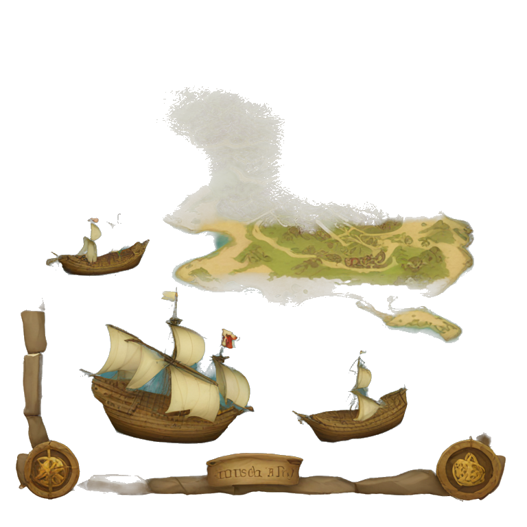 medieval map naval emoji