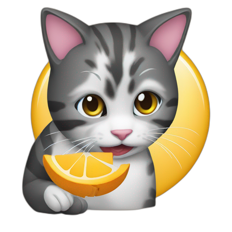 cat eating paypal logo emoji
