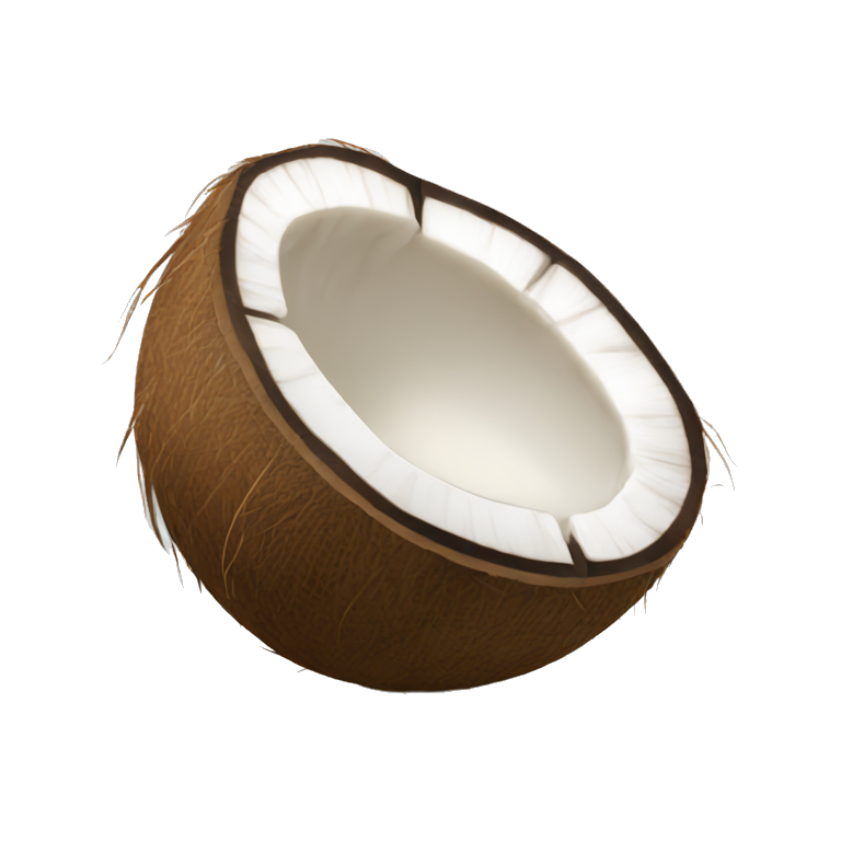 open coconut emoji