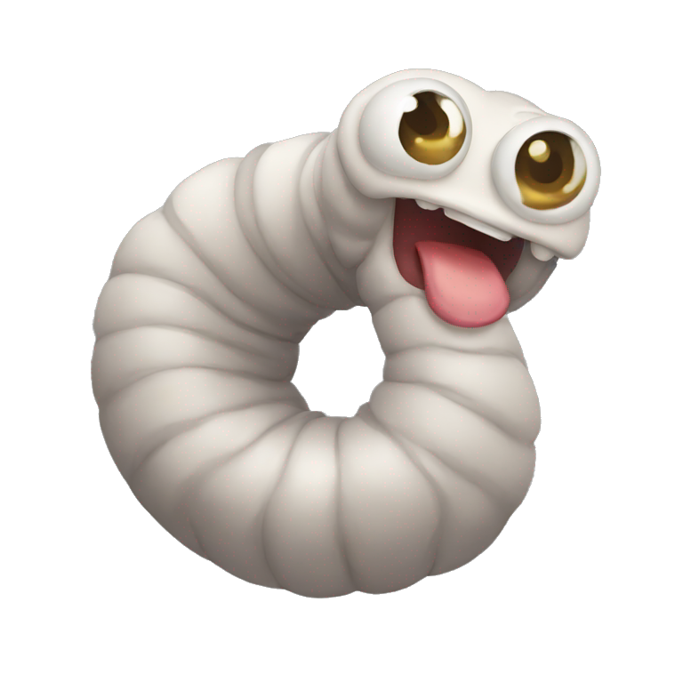 Worm emoji