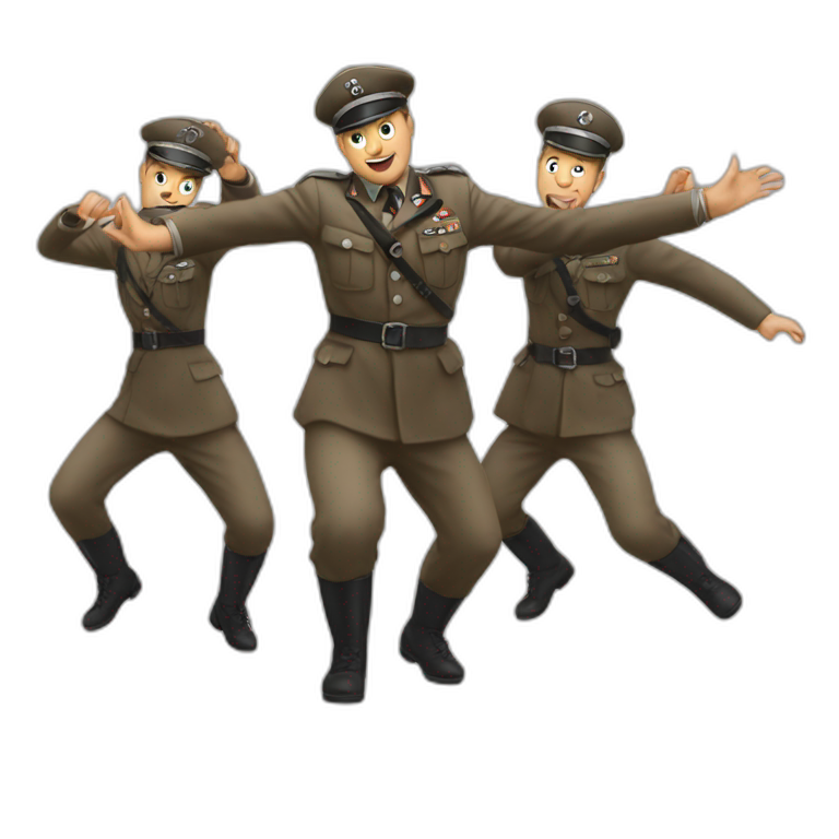 Nazi dance emoji