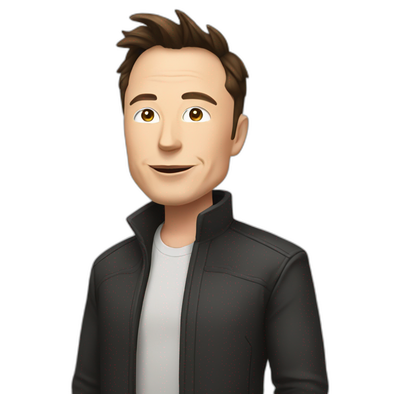 Elon musk on pokemon emoji