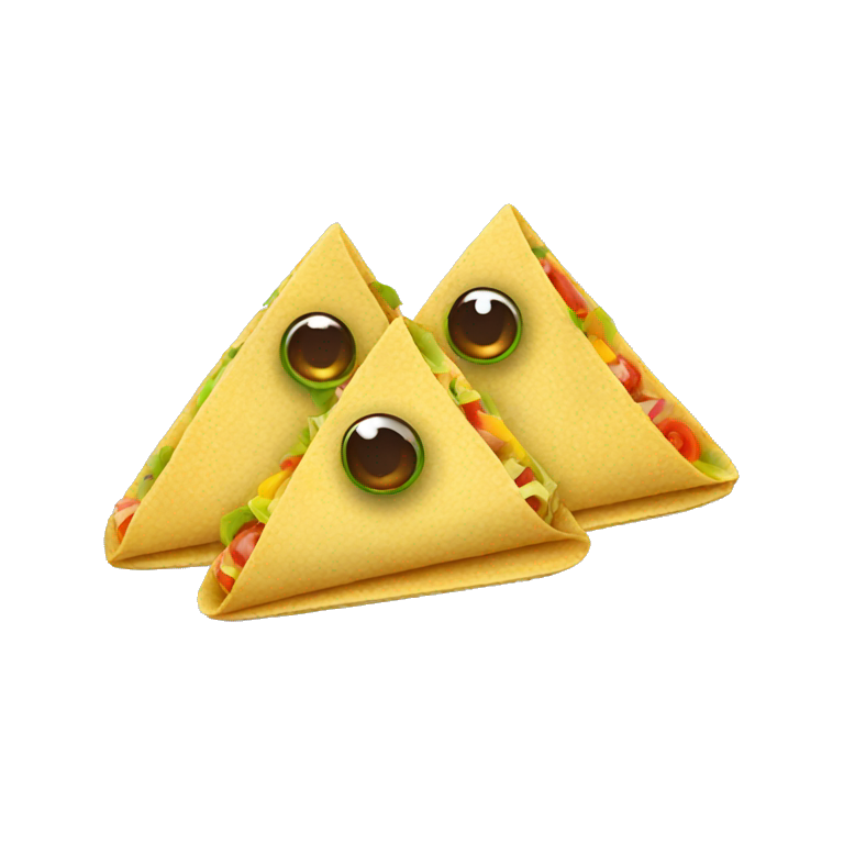triangular tacos emoji