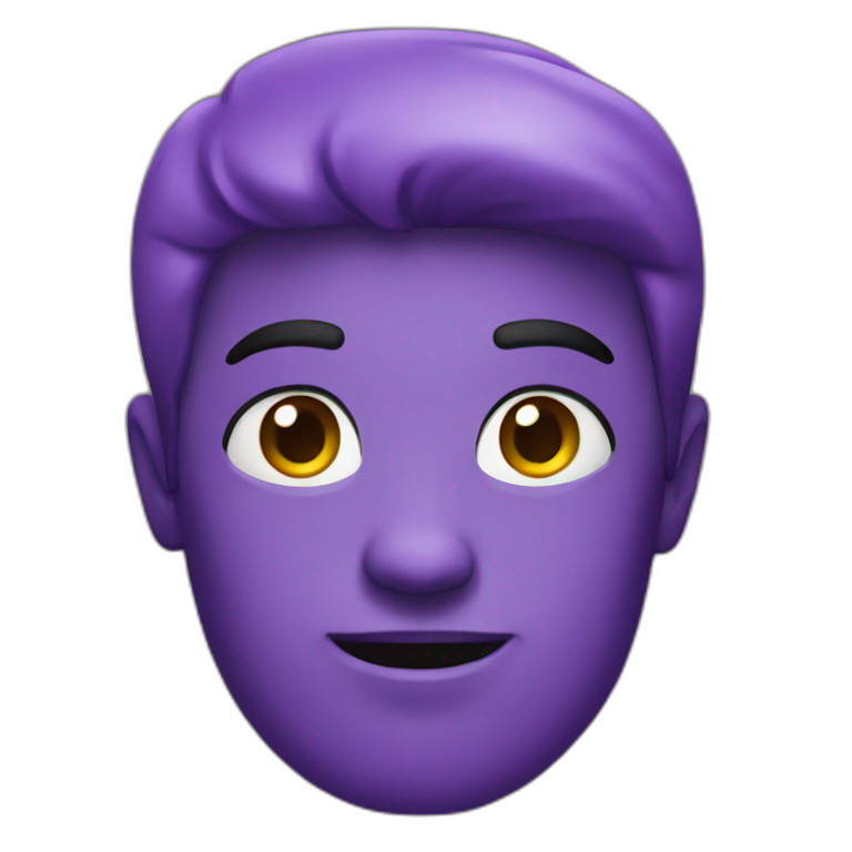 Purple emoji