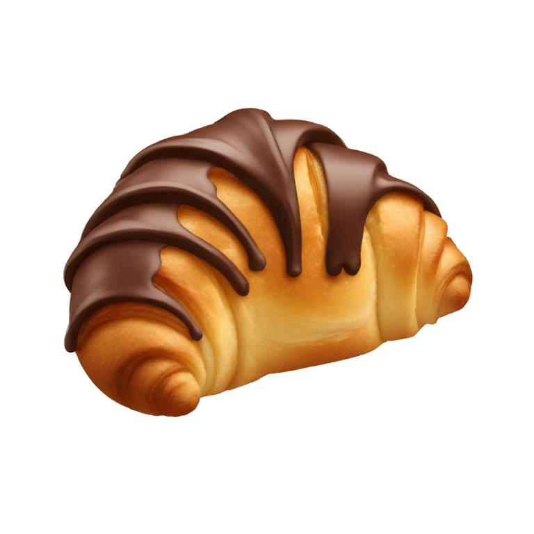 Chocolate croissant  emoji