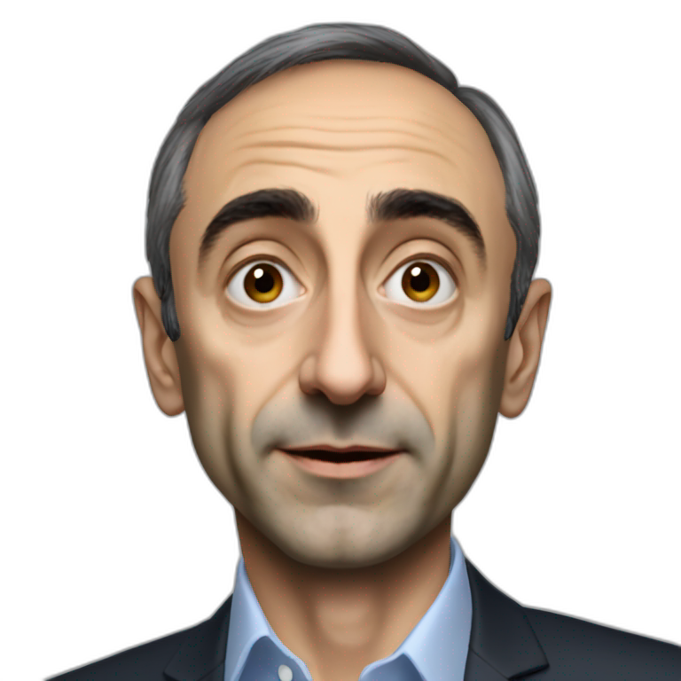 Éric Zemmour ultra realistic emoji