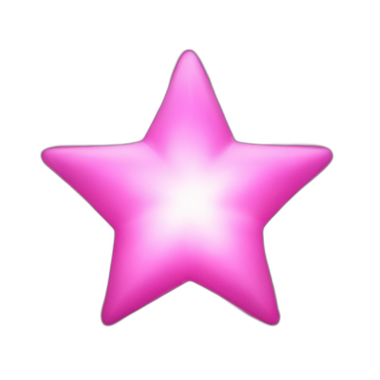 pink glowing star emoji